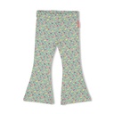 Jubel - Flared broek AOP - Picknick Perfect - Groen - 92200468