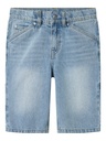 NAME IT KIDS - NKM RYAN BERMUDA 3800-IM NOOS - Light Blue Denim