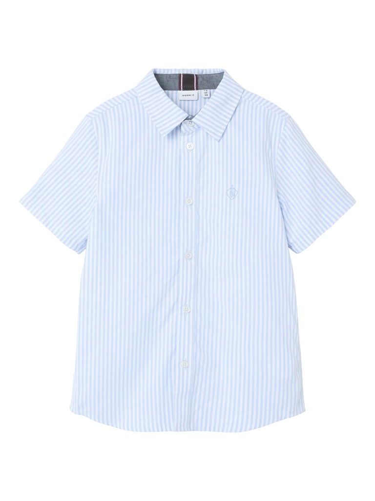 NAME IT KIDS - NKM NEWSA SS SHIRT NOOS - Campanula W. BRIGHT WHITE