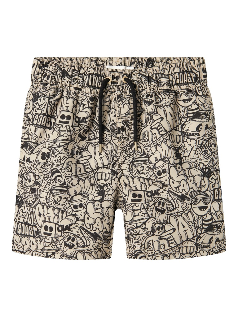 NAME IT KIDS - NKM ZATOONY SWIM SHORTS BOX - Pure Cashmere