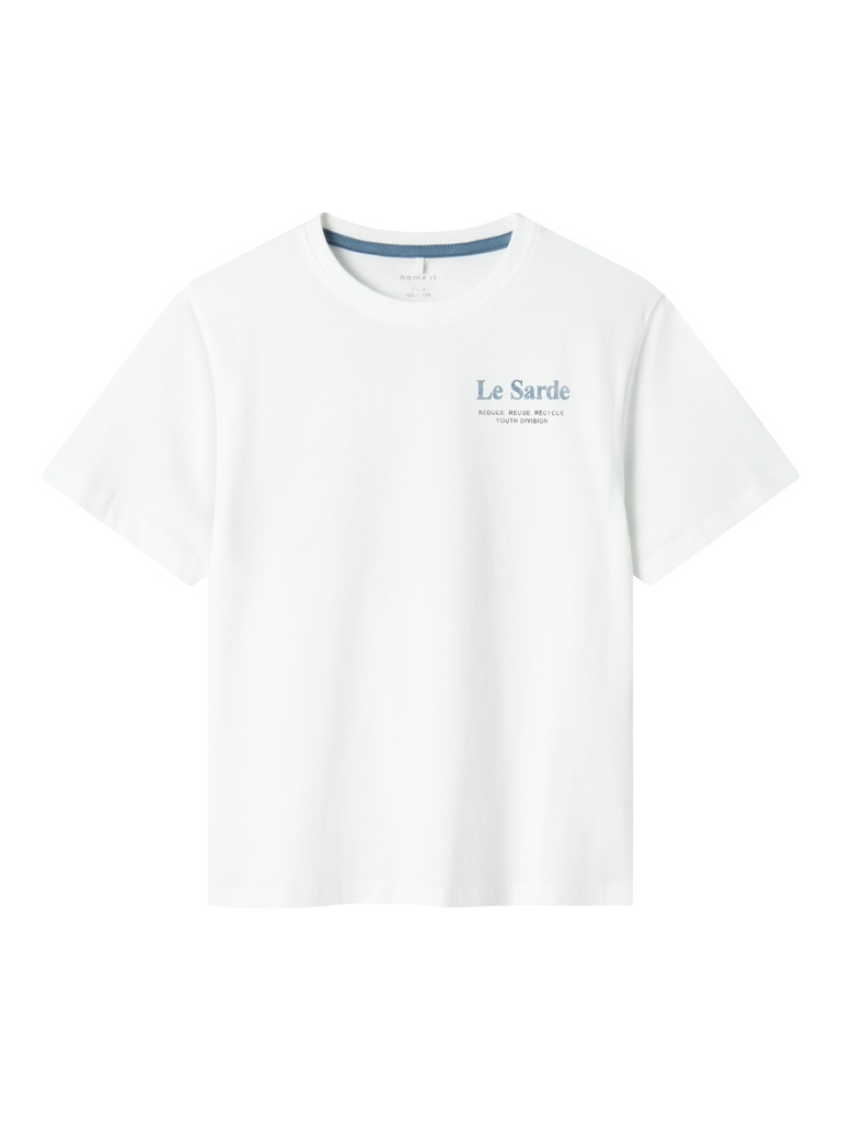 NAME IT KIDS - NKM FOND SS NREG TOP BOX - Bright White