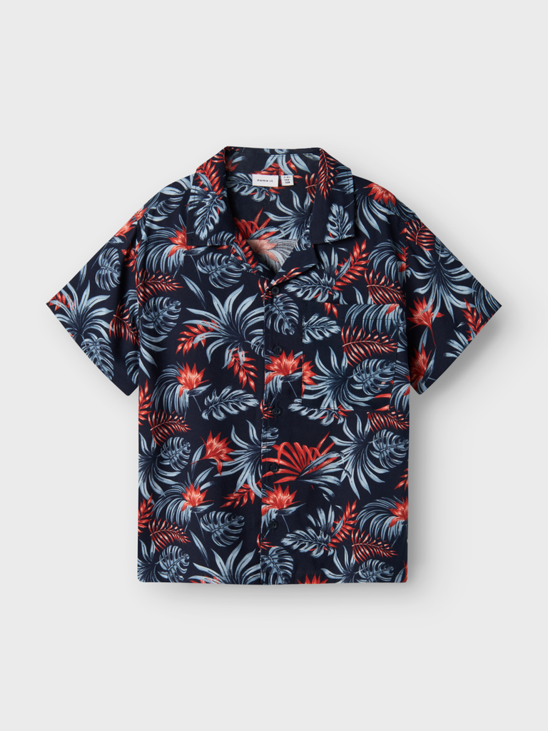 NAME IT KIDS - NKM FERANE SS SHIRT BOX - Navy Blazer