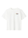 NAME IT KIDS - NKM FONNOT SS NREG TOP BOX - Bright White SPAGHETTI