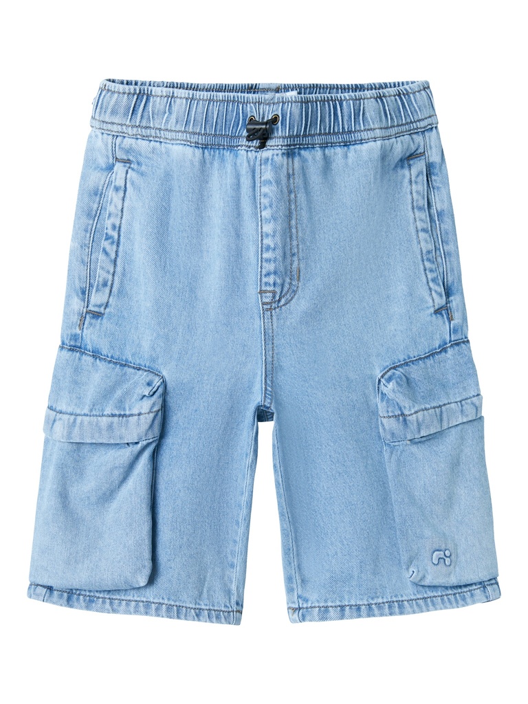 NAME IT KIDS - NKM BEN DNM BERMUDA SHORTS 3925-BY F - Light Blue Denim