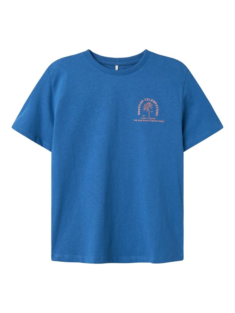 NAME IT KIDS - NKM FEMMEL SS NREG TOP BOX - Star Sapphire