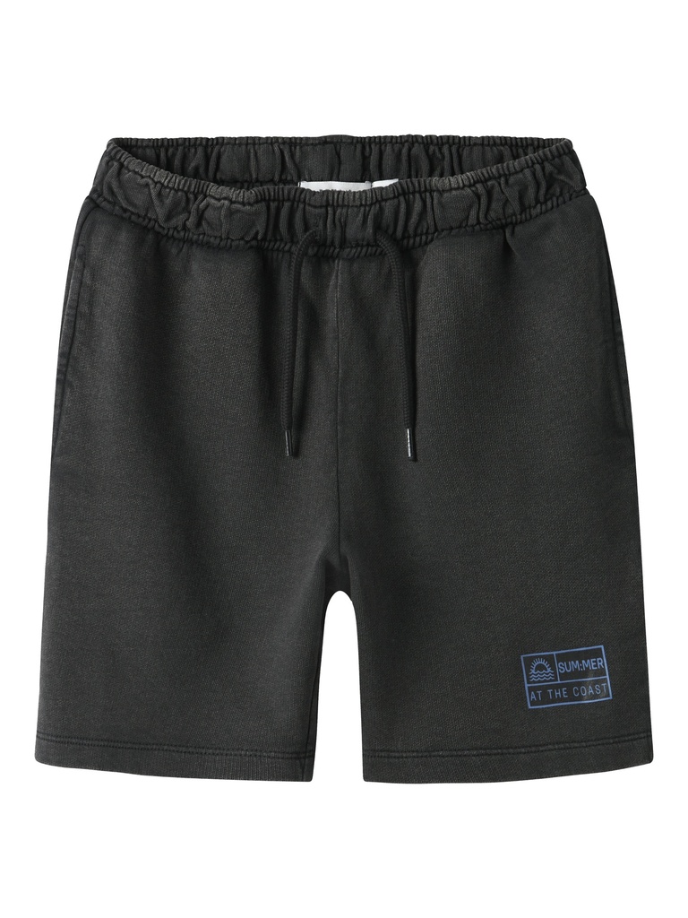 NAME IT KIDS - NKM FANDEL SWEAT SHORTS UNB - Black