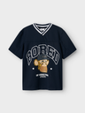 NAME IT KIDS - NKM FRODY BOD NREG SS POLY TOP SKY - Navy Blazer