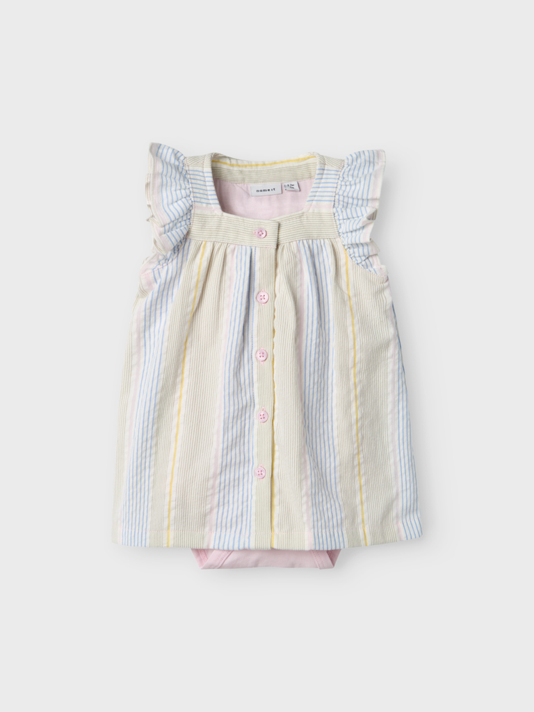NAME IT BABY - NBF FILONE CAPSL BODYDRESS - Light Lilac