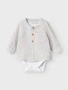 NAME IT BABY - NBM FEDANNE SHIRTBODY - Navy Blazer CLOUD DANCER