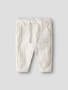NAME IT BABY - NBM FEDANNE PANT - Cloud Dancer ELMWOOD