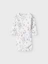 NAME IT BABY - NBF FILINE LS BODY - Cloud Dancer