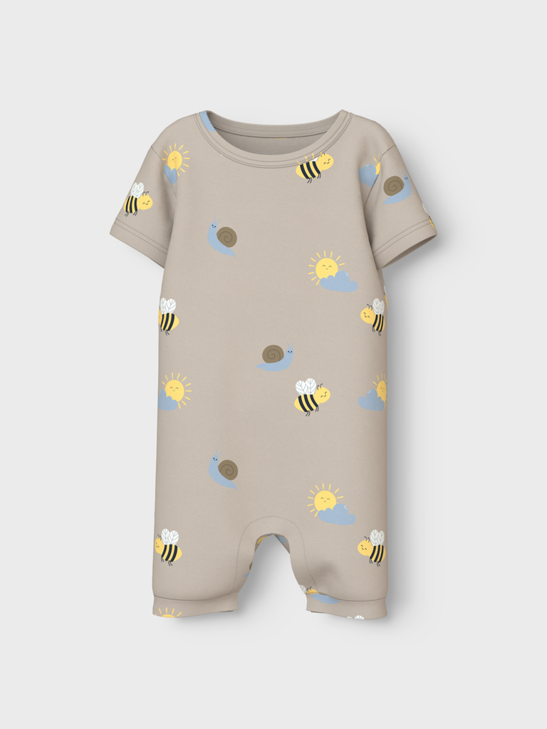 NAME IT BABY - NBM VROELS SUNSUIT BOX - Peyote Bee and snail