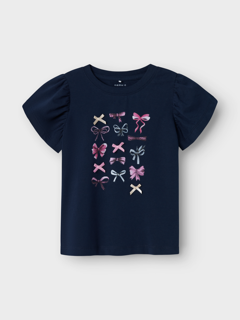 NAME IT MINI - NMF FILLY SS TOP - Navy Blazer