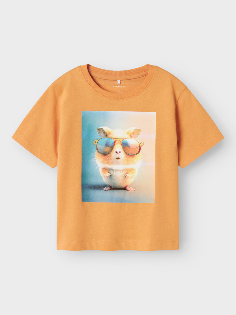 NAME IT MINI - NMM VOTO SS NREG TOP - Gold Earth Hamster