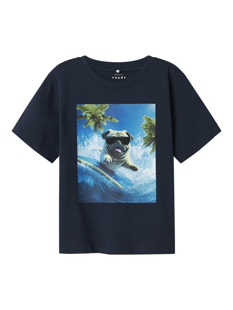 NAME IT MINI - NMM VOTO SS NREG TOP - Navy Blazer Dog