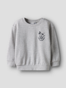 NAME IT MINI - NMM VASSE LS NREG SWEAT UNB - Light Grey Melange