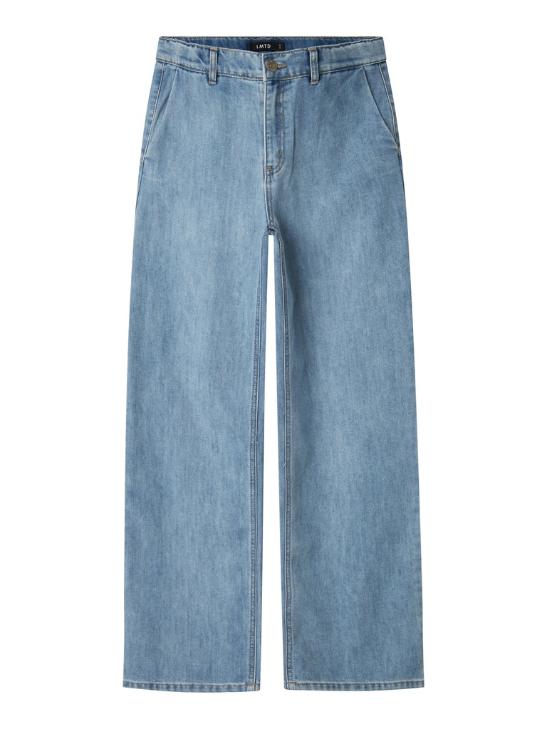 LMTD - NLF RIKKE DNM NW WIDE CHINO PANT - Light Blue Denim