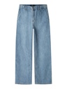 LMTD - NLF RIKKE DNM NW WIDE CHINO PANT - Light Blue Denim