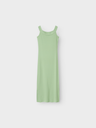 NAME IT KIDS - NKF FLOMMI SL SLIM LONG DRESS - Arcadian Green
