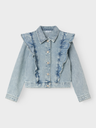 NAME IT KIDS - NKF LANA DNM JACKET 5186-ZA D - Light Blue Bleached Denim