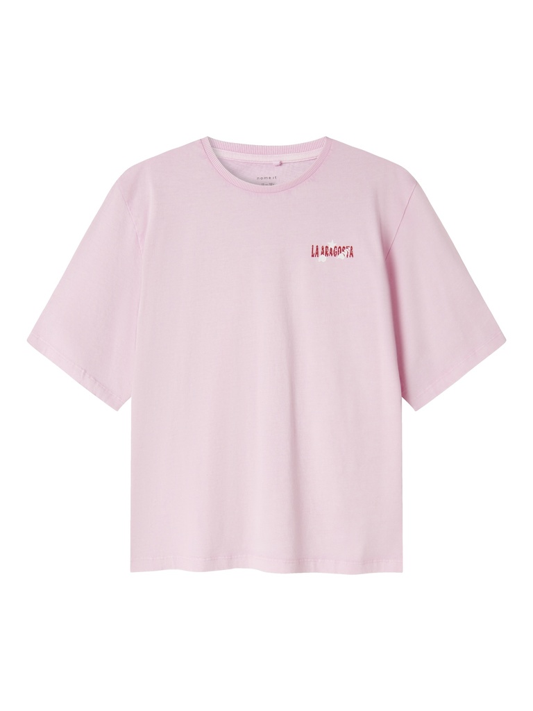 NAME IT KIDS - NKF FAGMA SS NREG TOP - Pink Frosting
