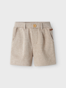 NAME IT MINI - NMM FOLLOW SWEAT SHORTS UNB - Pure Cashmere MELANGE