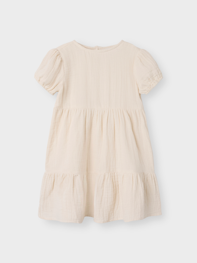 NAME IT MINI - NMF JASMIN SS DRESS NOOS - Summer Sand