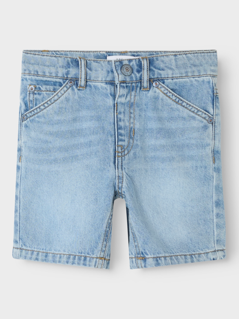NAME IT MINI - NMM RYAN DNM BERMUDA 3890-QW F - Light Blue Denim