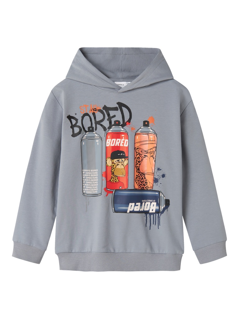 NAME IT KIDS - NKM SAFE BOD NREG SWEAT WH BRU BOX SKY - Tradewinds