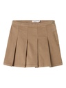NAME IT KIDS - NKF ROSE TWILL SKIRT PLEAT AX-5505 BF - Roasted Cashew