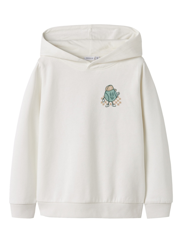 NAME IT KIDS - NKM OMAR LS SWE WH BRU PS - Cloud Dancer