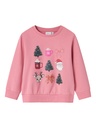 NAME IT MINI - NMF ROMIA LS NREG SWEAT BRU BOX - Wild Rose