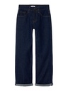 NAME IT KIDS - NKM RYAN STRAIGHT JEANS 2140-RM O - Dark Blue Denim UNWASHED