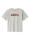 NAME IT KIDS - NKM ORLAN SS NREG TOP BOX - Grey Melange