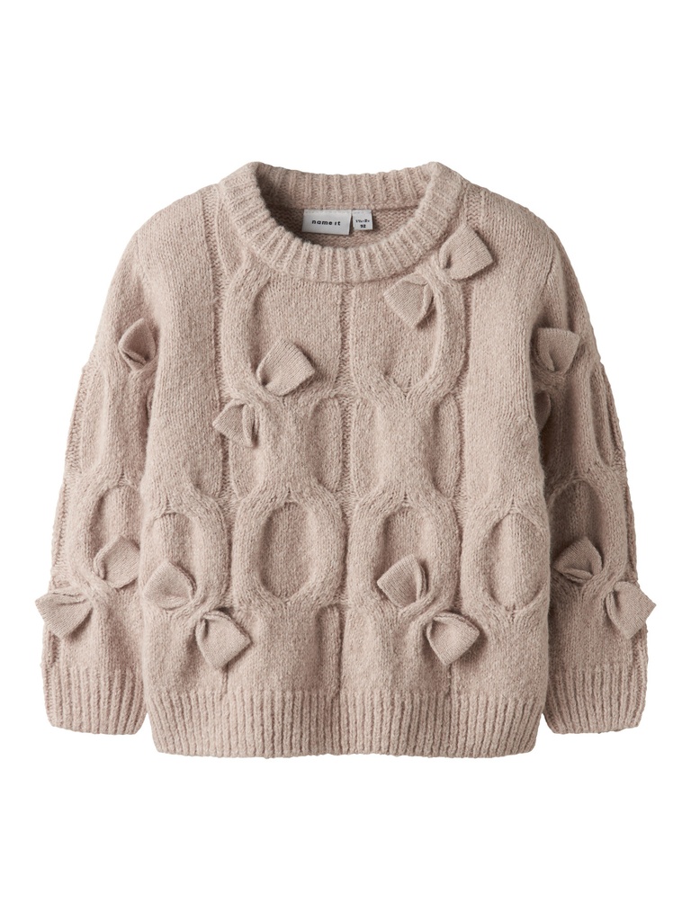 NAME IT MINI - NMF OLIVIA LS KNIT - Peyote