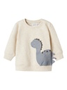 NAME IT BABY - NBM NIXEN LS SWEAT BRU - Peyote Melange