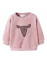 NAME IT BABY - NBF OLPA LS TEDDY SWEAT - Burnished Lilac