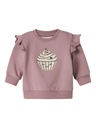 NAME IT BABY - NBF NILDA LS SWEAT BRU - Toadstool