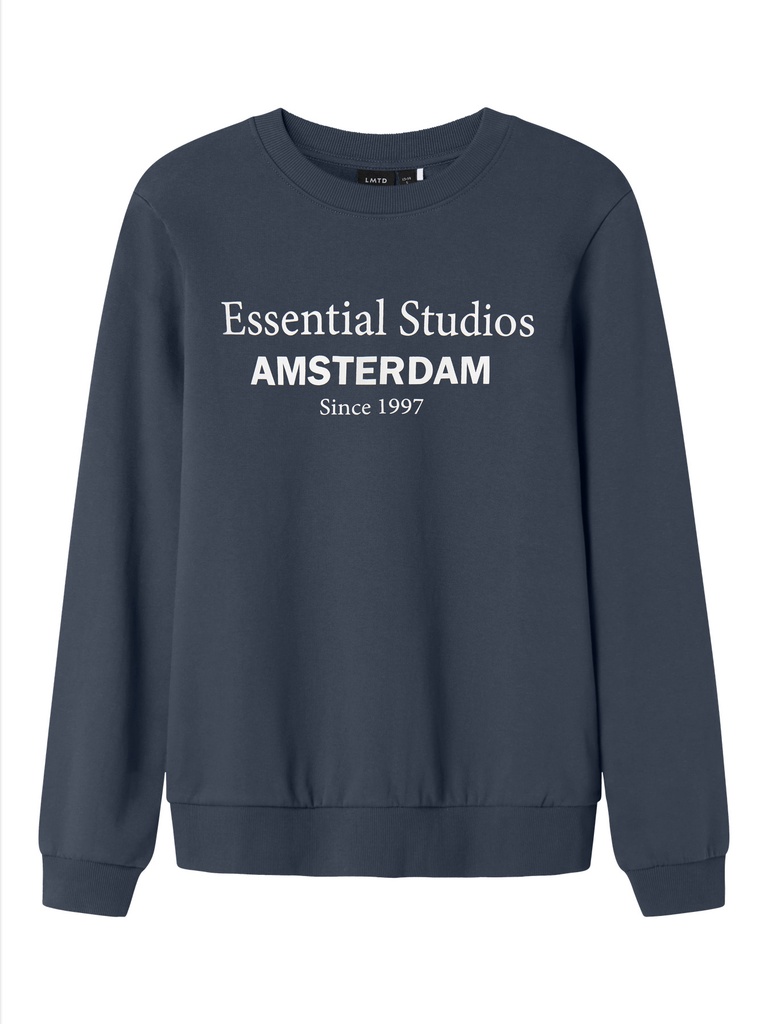 LMTD - NLM NESS LS BRU O-NECK SWEAT NOOS - Ombre Blue