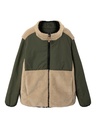 NAME IT KIDS - NKM MAGNUS SHERPA JACKET REV - Beetle