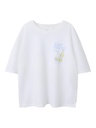 NAME IT KIDS - NKF DIANA NREG SS TOP - Bright White Easy Peasy
