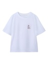NAME IT KIDS - NKF DIANA NREG SS TOP - Bright White Peach