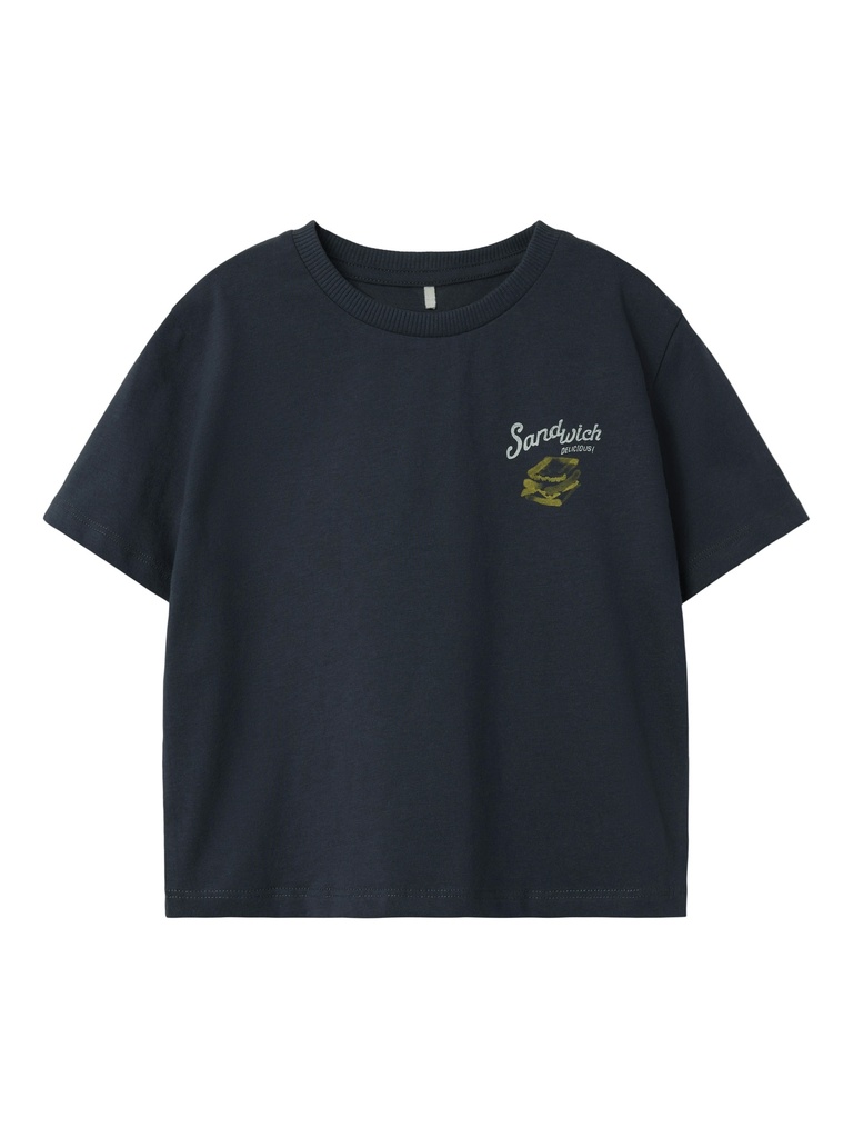 NAME IT MINI - NMM DARTIN NREG SS TOP - Ombre Blue Brekfast Club