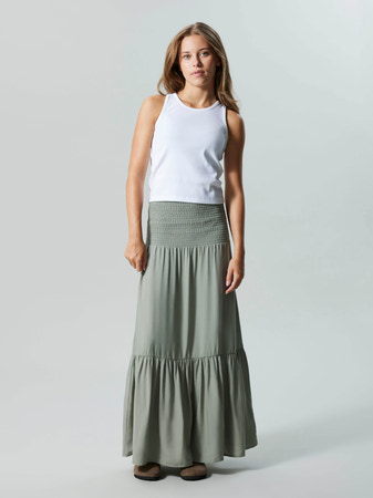 LMTD - NLF SANDY SOLID MAXI SKIRT - Shadow