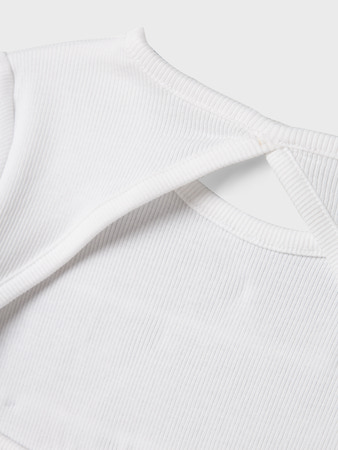 NAME IT KIDS - NKF JALGOS SS XSL TOP - Bright White