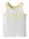 NAME IT KIDS - NKF HASINNA SHORT SLIM TANK TOP - Bright White