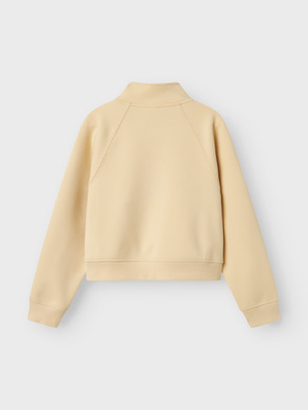 NAME IT KIDS - NKF JUGEL LS NREG SHORT SWEAT UNB - Bleached Sand