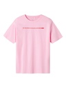 NAME IT KIDS - NKF FADDA SS NREG LONG TOP - Pink Frosting