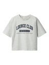 NAME IT KIDS - NKF BEKAREN SS NREG TOP - Light Grey Melange