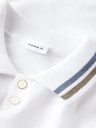 NAME IT MINI - NMM JACKSON SS KNIT POLO - Bright White